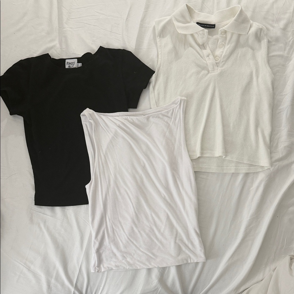 Basic tops bundle (princess polly, Brandy Melville, supre)